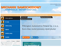 Tablet Screenshot of euroglas-autoszyby.mechaniksamochodowy.pl